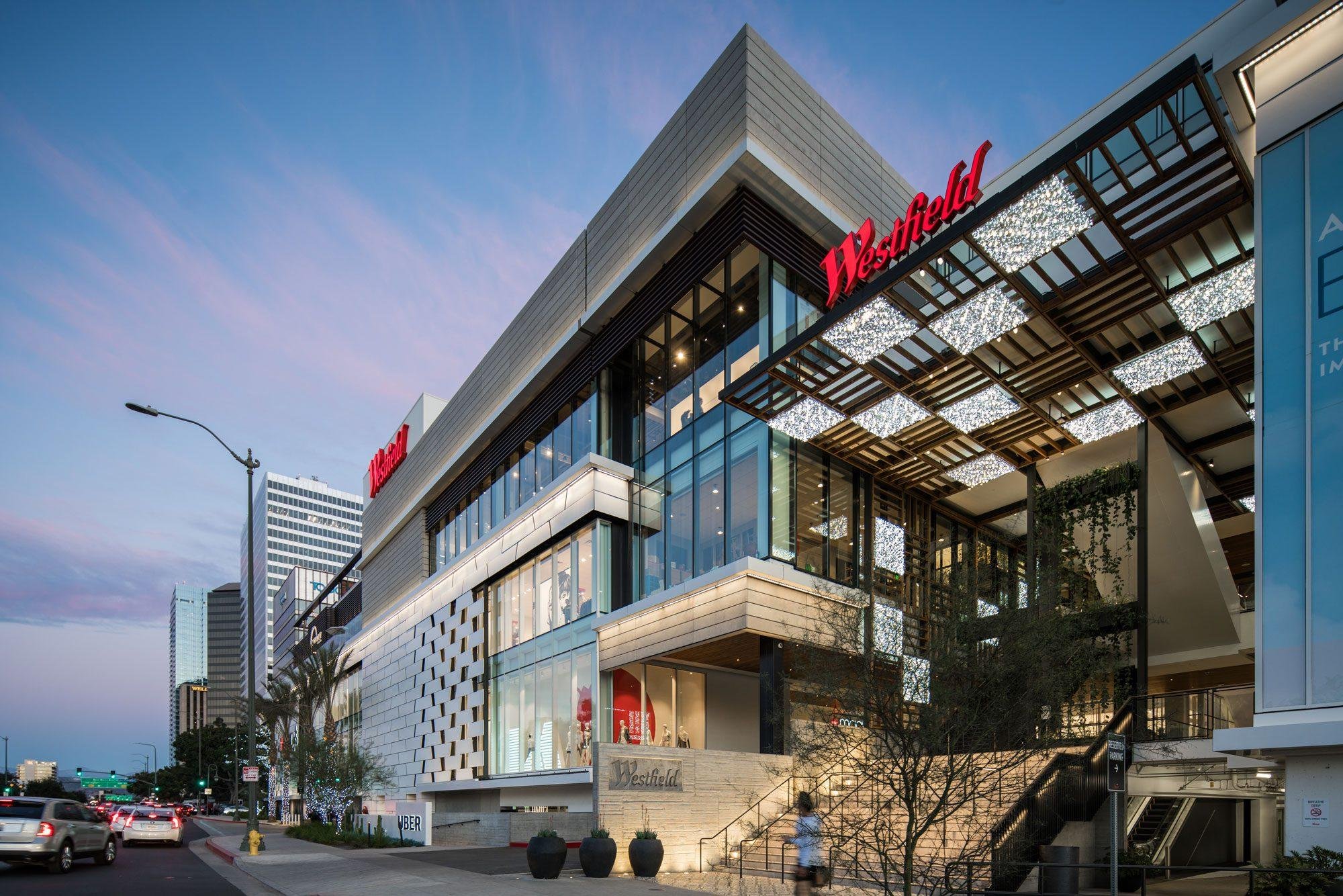 Exterior of Westfield Century City in Los Angeles